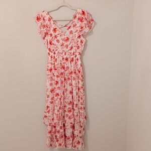 SALE! J Gee Ruffle Sleeve Maxi Dress - NWOT - Size Small